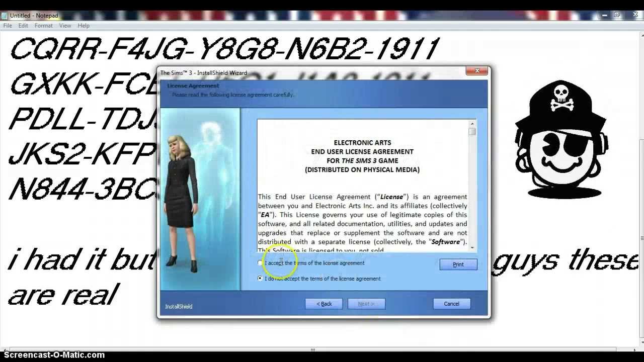where to find sims 3 serial code